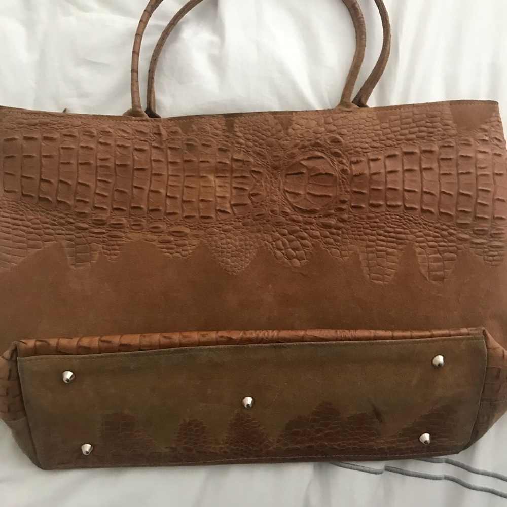 Julie Feldman handmade leather shade tote bag - Picture 8 of 12